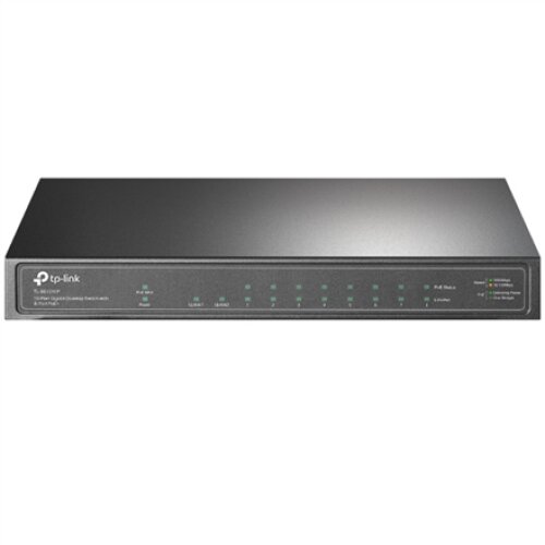 TP-LINK , Switch , TL-SG1210P , Unmanaged , Desktop , Gigabit Ethernet (copper) ports quantity 1 , SFP ports quantity 1 , PoE+ ports quantity 8