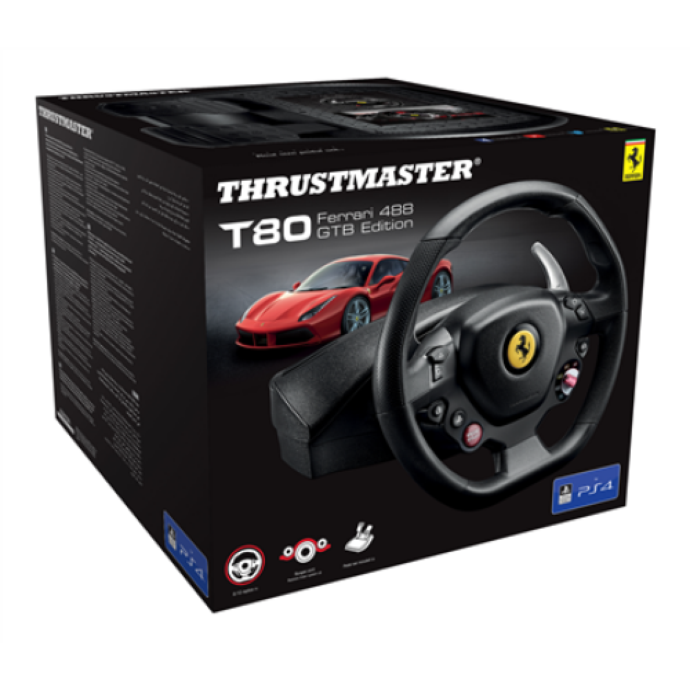 Thrustmaster , Steering Wheel , T80 Ferrari 488 GTB Edition , Game racing wheel