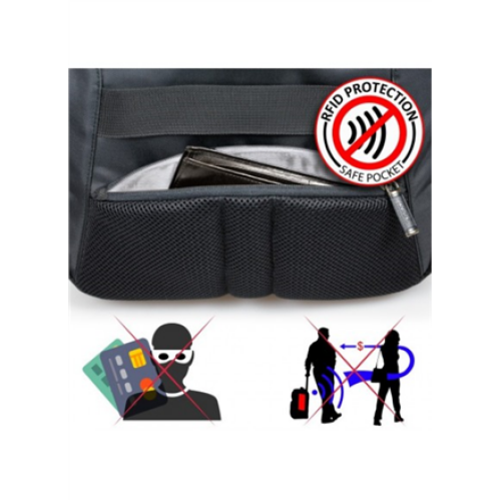 PORT DESIGNS , Melbourne , Fits up to size 15.6 , Backpack , Black , Shoulder strap