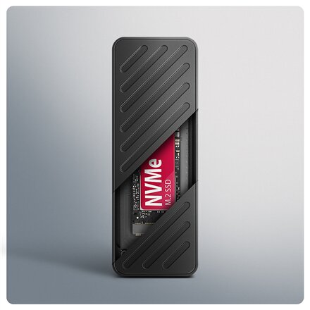 AXAGON USB-C 20Gbps - M.2 NVMe SSD ARMORED Box , EEM2-20G