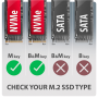 AXAGON USB-C 20Gbps - M.2 NVMe SSD ARMORED Box , EEM2-20G