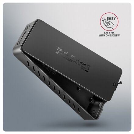 AXAGON USB-C 20Gbps - M.2 NVMe SSD ARMORED Box , EEM2-20G