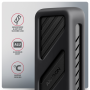 AXAGON USB-C 20Gbps - M.2 NVMe SSD ARMORED Box , EEM2-20G