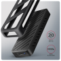 AXAGON USB-C 20Gbps - M.2 NVMe SSD ARMORED Box , EEM2-20G