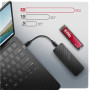 AXAGON USB-C 20Gbps - M.2 NVMe SSD ARMORED Box , EEM2-20G