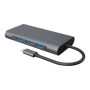 Icy Box IB-DK4040-CPD USB Type-C™ DockingStation with two video interfaces , Raidsonic