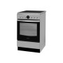 INDESIT , Cooker , IS5V8CHX/E , Hob type Vitroceramic , Oven type Electric , Stainless steel , Width 50 cm , Grilling , Electronic , Depth 60 cm , 57 L
