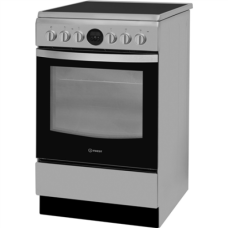 INDESIT Cooker IS5V8CHX/E Hob type Vitroceramic, Oven type Electric, Stainless steel, Width 50 cm, Grilling, Electronic, 57 L, Depth 60 cm