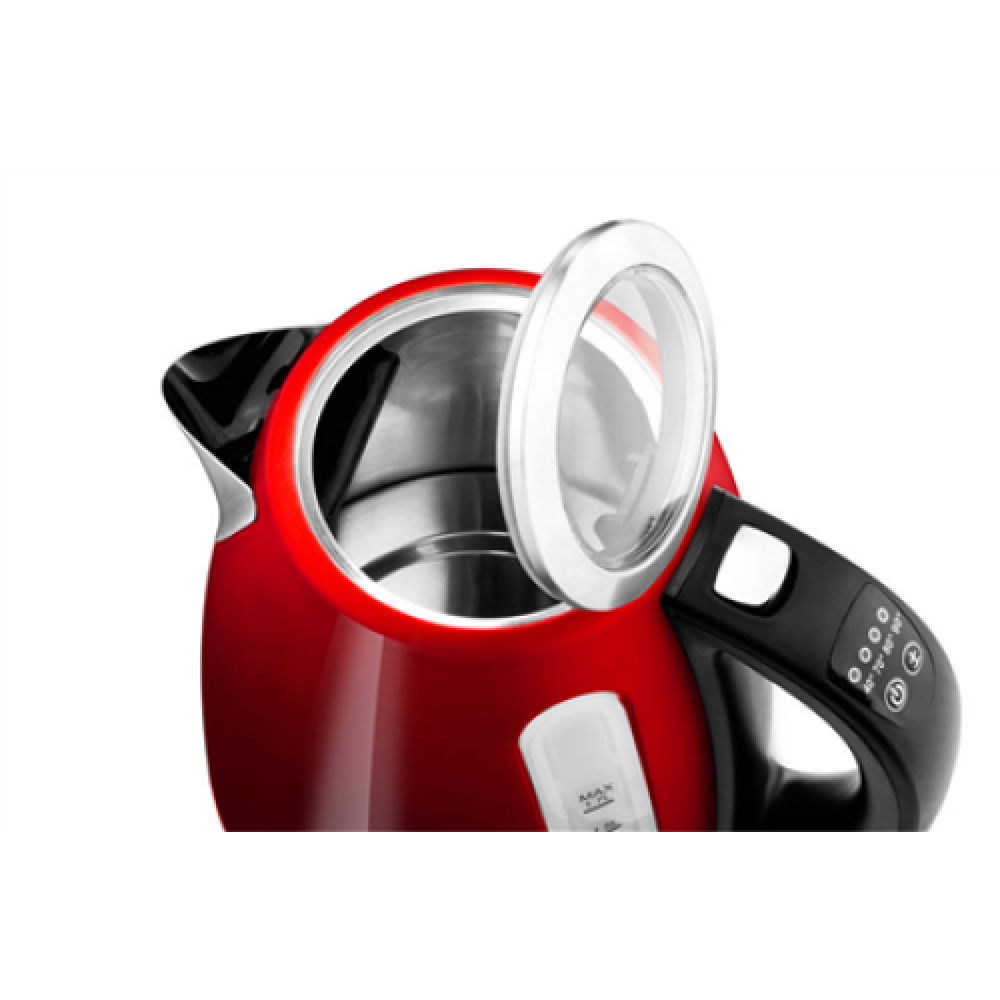 ETA , Kettle , Ela Digi ETA959890010 , Electric , 2200 W , 1.7 L , Stainless steel , 360° rotational base , Red