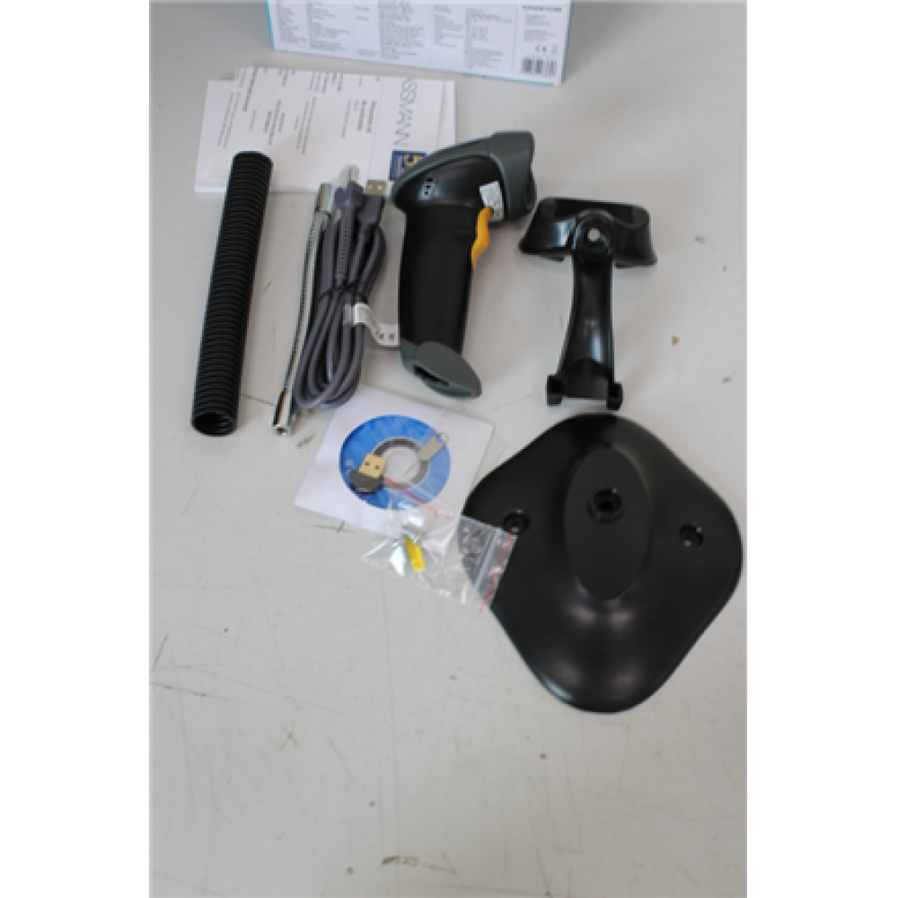 SALE OUT. DIGITUS 2D Bluetooth Barcode Scanner 200 scan/sec, with holder, UNPACKED, USED, SCRATCHED SCANNER SIDE AND TOP OF THE STAND , Digitus , 2D Bluetooth Barcode Scanner DA-81003 UNPACKED, USED, SCRATCHED SCANNER SIDE AND TOP OF THE STAND