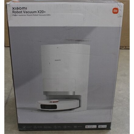 SALE OUT. Xiaomi Robot Vacuum X20+ EU , Xiaomi , Robot Vacuum (EU) , X20+ , Wet&Dry , Dust capacity 4 L , White , USED, DIRTY, SCRATCHED