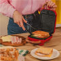 Cecotec Sandwich Maker , RocknToast Retro One Yellow Retro-style , 700 W , Number of plates 3 , Yellow