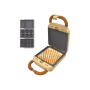Cecotec Sandwich Maker , RocknToast Retro One Yellow Retro-style , 700 W , Number of plates 3 , Yellow