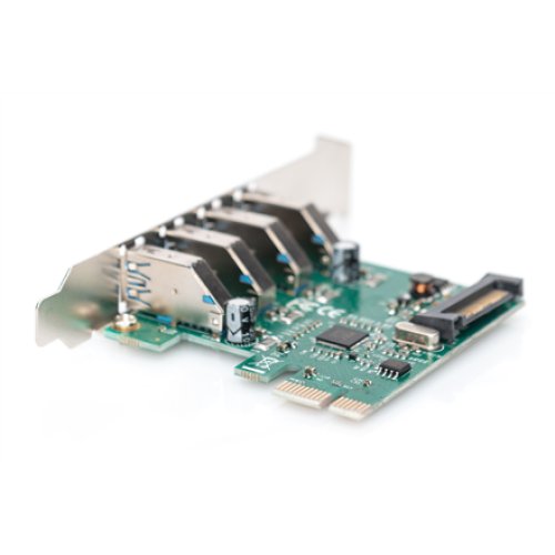 Digitus , USB 3.0, 4 Port, PCI Express Add-On card 4 Ports A/F External, VL805 chipset , DS-30221-1