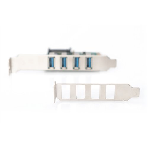 Digitus , USB 3.0, 4 Port, PCI Express Add-On card 4 Ports A/F External, VL805 chipset , DS-30221-1