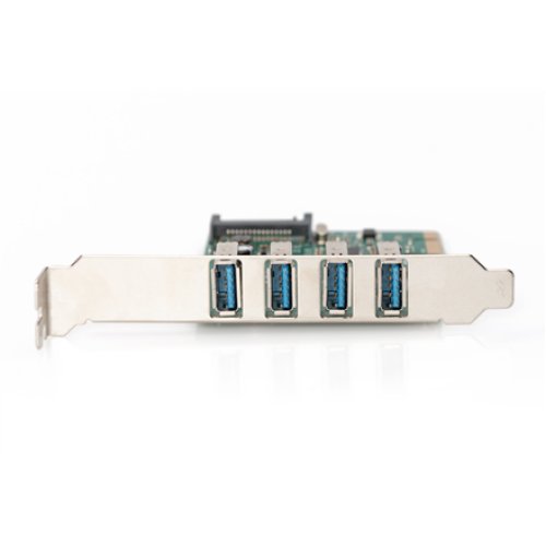 Digitus , USB 3.0, 4 Port, PCI Express Add-On card 4 Ports A/F External, VL805 chipset , DS-30221-1