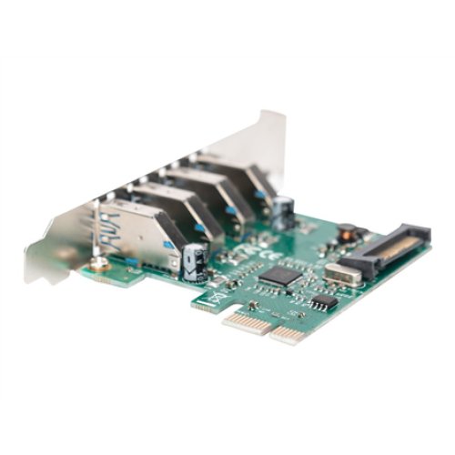 Digitus , USB 3.0, 4 Port, PCI Express Add-On card 4 Ports A/F External, VL805 chipset , DS-30221-1