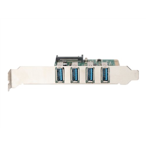 Digitus , USB 3.0, 4 Port, PCI Express Add-On card 4 Ports A/F External, VL805 chipset , DS-30221-1