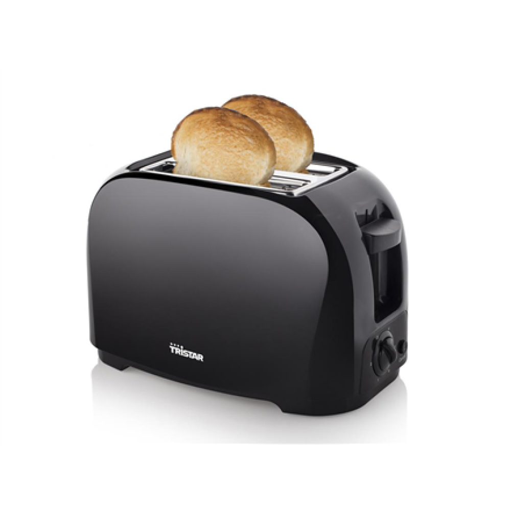 Tristar Toaster , BR-1025 , Number of slots 2 , Housing material Plastic , Black