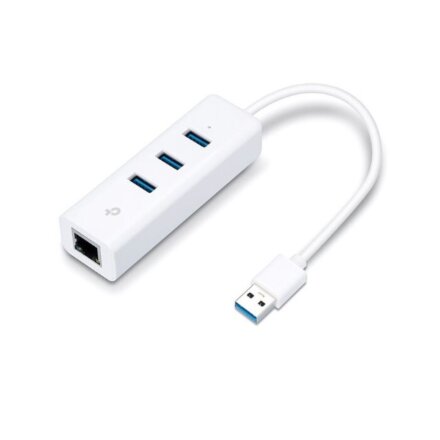 TP-LINK , USB 3.0 3-Port Hub & Gigabit Ethernet Adapter 2 in 1 USB Adapter , UE330