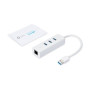 TP-LINK , USB 3.0 3-Port Hub & Gigabit Ethernet Adapter 2 in 1 USB Adapter , UE330