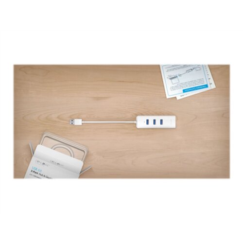 TP-LINK , USB 3.0 3-Port Hub & Gigabit Ethernet Adapter 2 in 1 USB Adapter , UE330