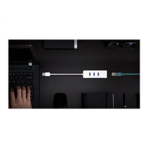 TP-LINK , USB 3.0 3-Port Hub & Gigabit Ethernet Adapter 2 in 1 USB Adapter , UE330