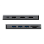 Raidsonic , USB Type-C Notebook DockingStation , IB-DK4070-CPD , Docking station , USB 3.0 (3.1 Gen 1) ports quantity , USB 2.0 ports quantity , HDMI ports quantity