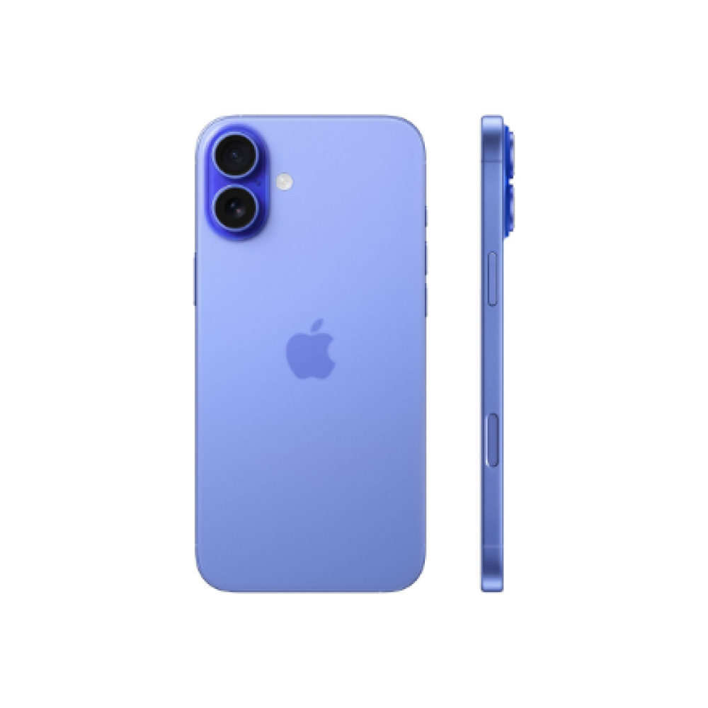 Apple iPhone 16 Plus , Ultramarine , 6.7 , Super Retina XDR , 2796 x 1290 pixels , A18 , Internal RAM 8 GB , 128 GB , Dual SIM , 4G , 5G , Main camera resolution 48+12 MP , Secondary camera resolution 12 MP , iOS , 18
