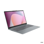 Lenovo IdeaPad Slim 3 15ABR8 , Arctic Grey , 15.6 , IPS , FHD , 1920 x 1080 pixels , Anti-glare , AMD Ryzen 7 , 5825U , 16 GB , Soldered DDR4 , Solid-state drive capacity 512 GB , AMD Radeon Graphics , Windows 11 Home , 802.11ax , Bluetooth version 5.2 , 