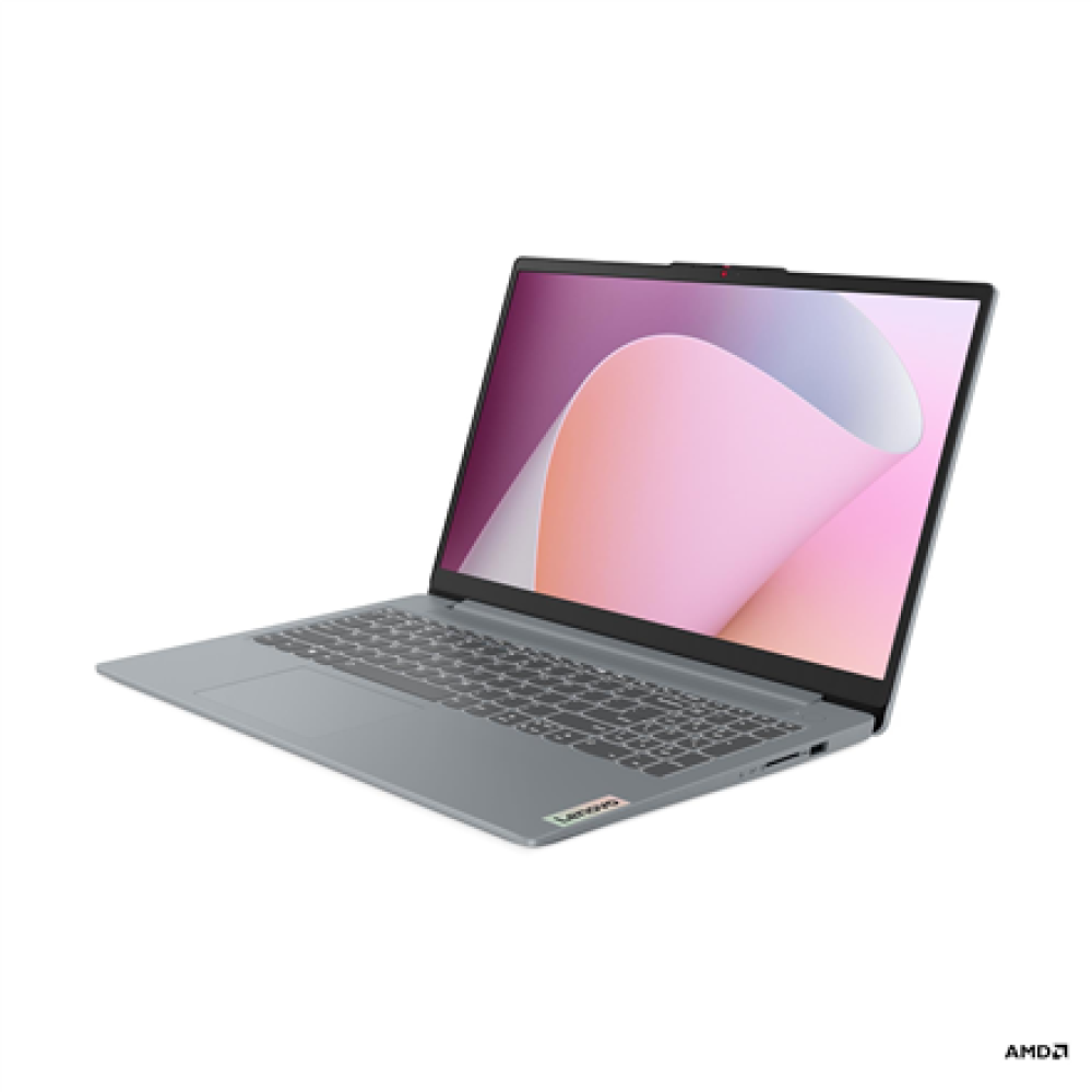 Lenovo IdeaPad Slim 3 15ABR8 , Arctic Grey , 15.6 , IPS , FHD , 1920 x 1080 pixels , Anti-glare , AMD Ryzen 7 , 5825U , 16 GB , Soldered DDR4 , Solid-state drive capacity 512 GB , AMD Radeon Graphics , Windows 11 Home , 802.11ax , Bluetooth version 5.2 , 