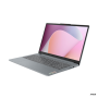 Lenovo IdeaPad Slim 3 15ABR8 , Arctic Grey , 15.6 , IPS , FHD , 1920 x 1080 pixels , Anti-glare , AMD Ryzen 7 , 5825U , 16 GB , Soldered DDR4 , Solid-state drive capacity 512 GB , AMD Radeon Graphics , Windows 11 Home , 802.11ax , Bluetooth version 5.2 , 