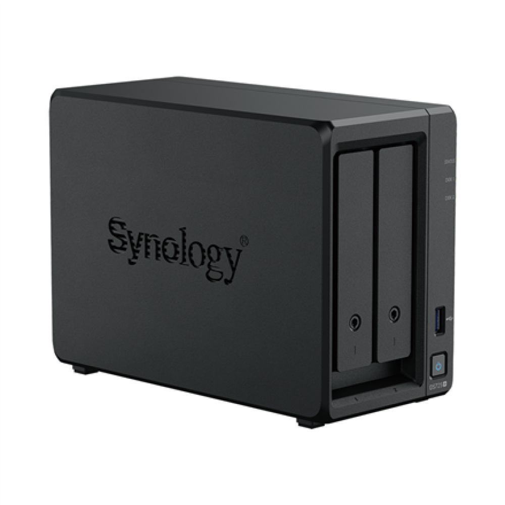 Synology DiskStation , DS725+ , AMD Ryzen , R1600 , 4 GB , DDR4 , Black