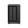 Synology DiskStation , DS725+ , AMD Ryzen , R1600 , 4 GB , DDR4 , Black