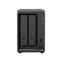 Synology DiskStation , DS725+ , AMD Ryzen , R1600 , 4 GB , DDR4 , Black