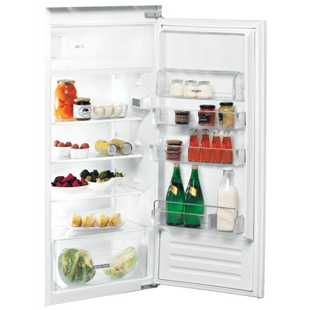 Whirlpool Refrigerator , ARG 7342 , Energy efficiency class E , Built-in , Larder , Height 122 cm , Fridge net capacity 171 L , Freezer net capacity 18 L , 36 dB , Inox