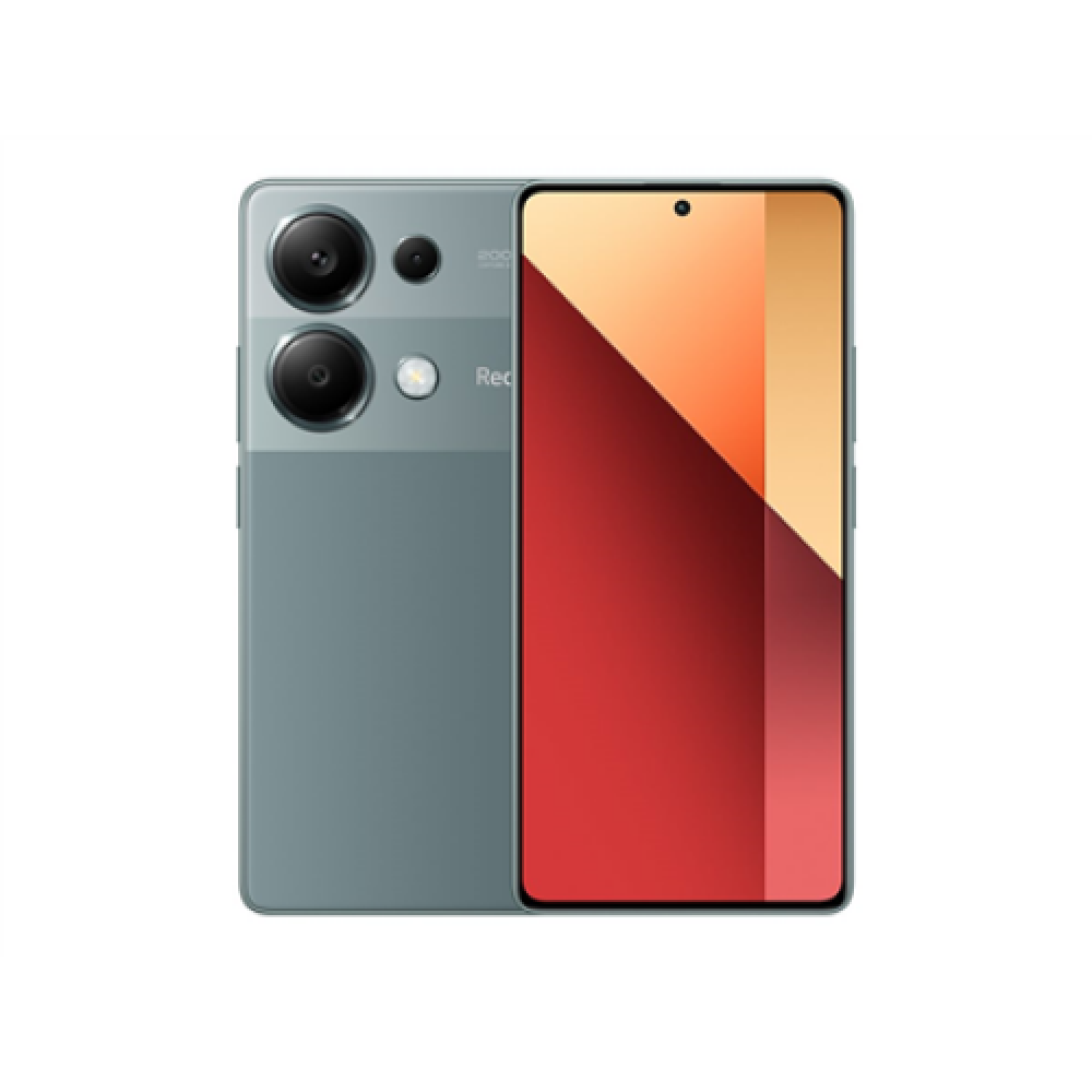 Xiaomi , Redmi , Note 13 Pro , Forest Green , 6.67 , AMOLED , 1080 x 2400 pixels , Mediatek , Internal RAM 8 GB , 256 GB , Dual SIM , Nano-SIM , 4G , Main camera resolution 200+8+2 MP , Secondary camera resolution 16 MP , Android , 13 , 5000 mAh