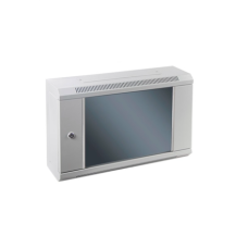 SOMI Networks , 6U, 19” Standard Installation Wall Cabinet , 6U-60/15SNC , Gray , Cable Entrances; Assembled , Depth: 15 cm