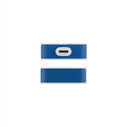 Hyper HyperDrive Flex 4 Port USB-C Combo Hub, White/Blue , HD5200BUGL