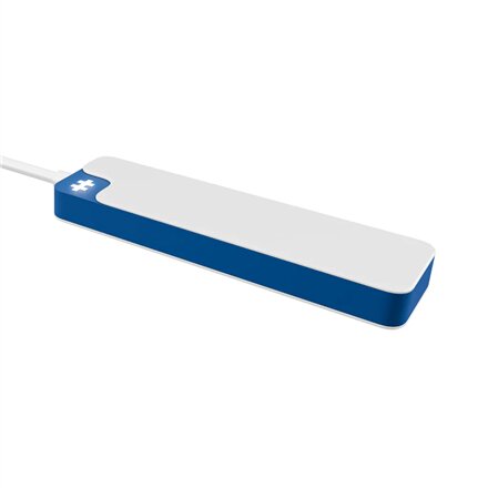 Hyper HyperDrive Flex 4 Port USB-C Combo Hub, White/Blue , HD5200BUGL