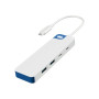 Hyper HyperDrive Flex 4 Port USB-C Combo Hub, White/Blue , HD5200BUGL