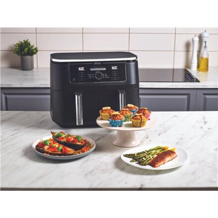NINJA , Foodi MAX Dual Zone Air Fryer , AF400EU , Power 2470 W , Capacity 9.5 L , Black
