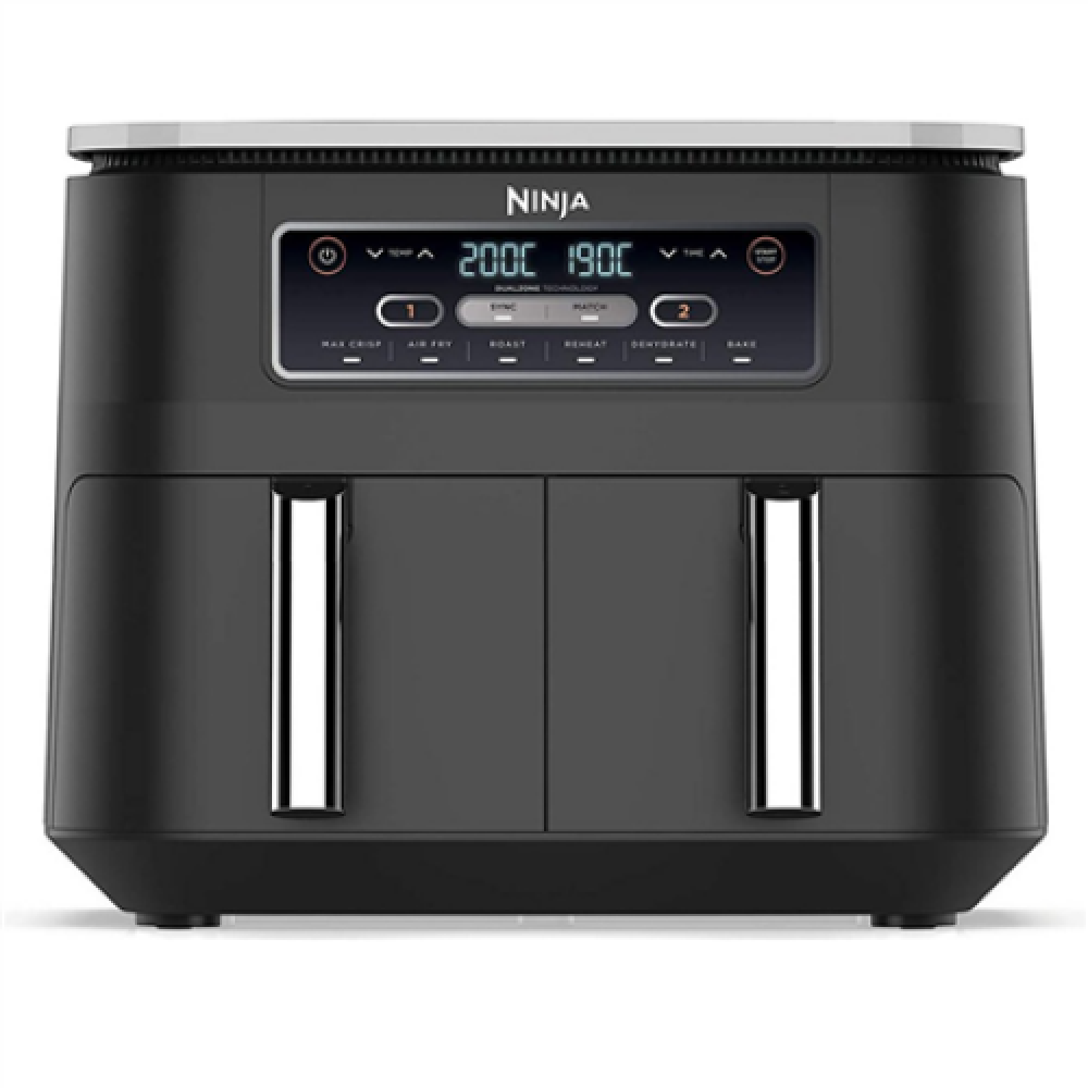 Ninja AF400EU Air fryer, Double, Black , NINJA
