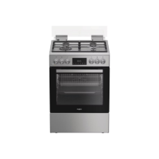 Whirlpool Cooker , W6G8LCSWX , Hob type Gas , Oven type Electric , Stainless Steel , Width 60 cm , Depth 60 cm , 72 L Whirlpool Cooker , W6G8LCSWX , Hob type Gas , Oven type Electric , Stainless Steel , Width 60 cm , Depth 60 cm , 72 L