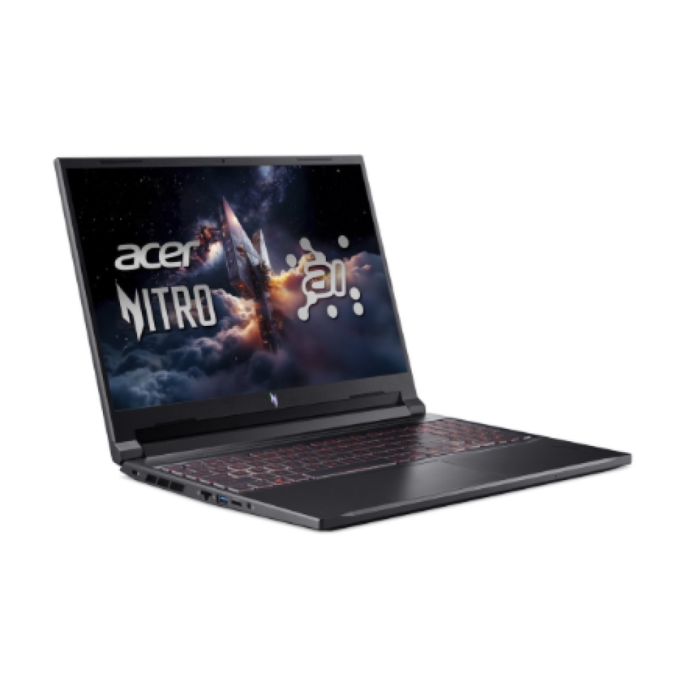 Acer , Nitro V 16 AI ANV16-42-R1HB , Shale Black , 16 , IPS , WQXGA , 2560 x 1600 pixels , AMD Ryzen 7 , 260 , 16 GB , DDR5 , Solid-state drive capacity 1000 GB , NVIDIA GeForce RTX 5060 , GDDR7 , 8 GB , Windows 11 Home , 802.11ax , Bluetooth version 5.3 