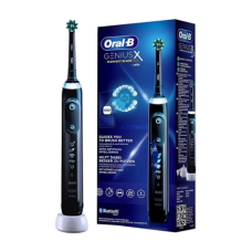 Oral-B , Electric Toothbrush , Genius X , Rechargeable , For adults , Number of brush heads included 1 , Number of teeth brushing modes 6 , Midnight Black