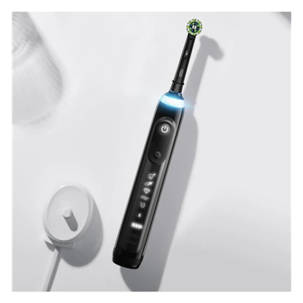 Oral-B , Electric Toothbrush , Genius X , Rechargeable , For adults , Number of brush heads included 1 , Number of teeth brushing modes 6 , Midnight Black