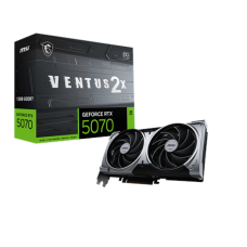 MSI GeForce RTX 5070 12G VENTUS 2X OC , NVIDIA , 12 GB , GeForce RTX 5070 , GDDR7 , HDMI ports quantity 1 , PCI Express Gen 5