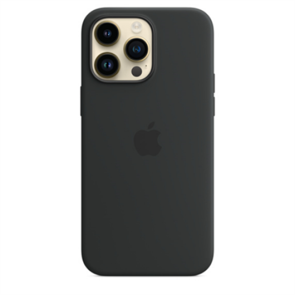 Apple 14 Pro Max Silicone Case with MagSafe Midnight