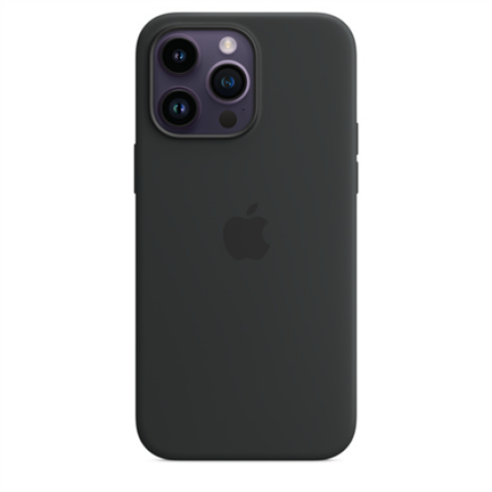 Apple 14 Pro Max Silicone Case with MagSafe Midnight
